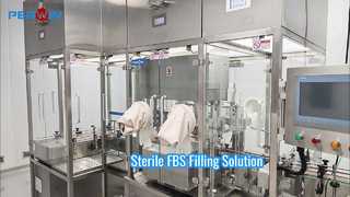 Animal serum aseptic filling line for FBS