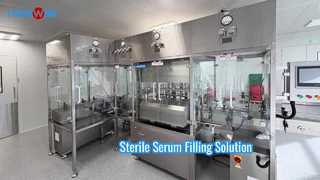 Cell culture media aseptic filling machine
