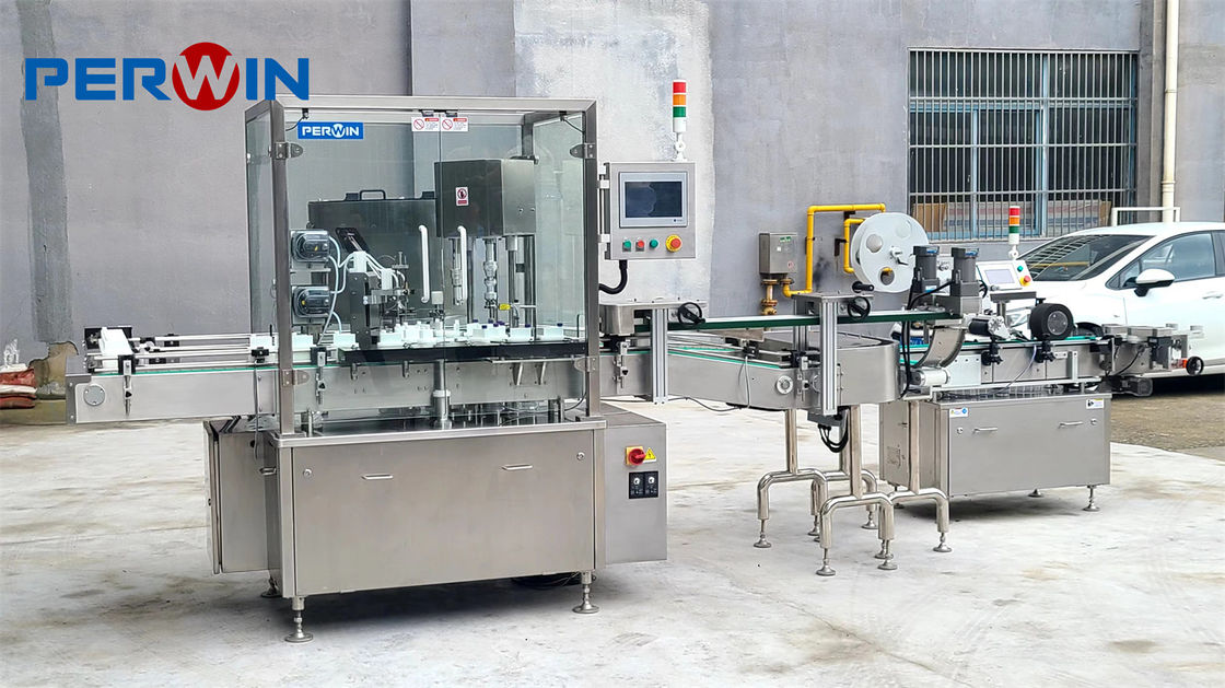 Reagent For Machine Automatic Diagnostic Reagent Filling Line With 2 Filling Heads And ...