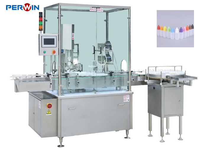 Smalll Volume Drop Bottle Filling And Plugging Capping Machine CE